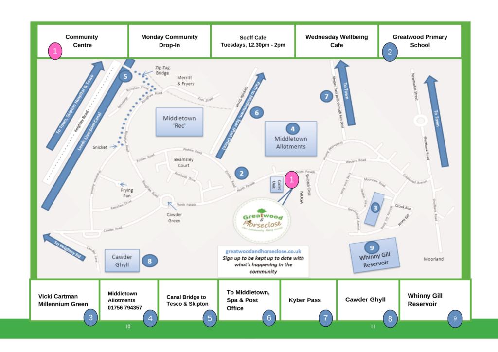 Greatwood and Horseclose Estate Map